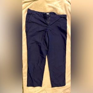 Loft navy blue capri
